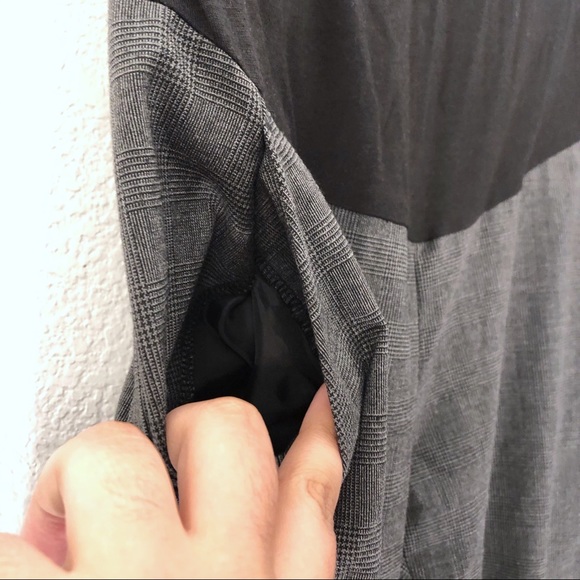 Motherhood Maternity Petite Check Plaid Pull On Work Career Dress Pants Slacks - Picture 2 of 8